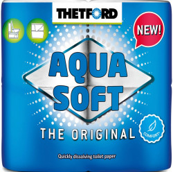 Hartie igienică solubila Aqua Soft 4 buc pentru toalete ecologice sau mobile