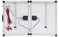 Panou solar fotovoltaic portabil monocristalin 110W cu cablu de conectare si controller inclus