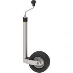 Roata de sprijin / manevra Knott, teava 48mm, cauciuc plin, sarcina 150 kg