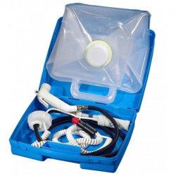 Set complet duș mobil cu pompa 10l/min 12V, inclusiv bidon si cablu de conexiune