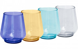 Set pahare colorate din tritan (350ml)