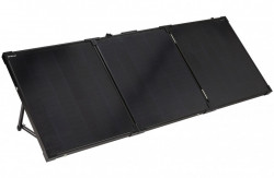 Set panou solar fotovoltaic portabil monocristalin "Deluxe" 150W cu controller MPPT 20A inclus