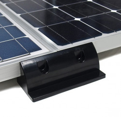 Profile ABS pentru conectarea a 2 panouri fotovoltaice, 2 buc NEGRU