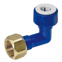 Racord 90° UniQuick cu conexiune piulita 1/2 (12 mm) pentru bateria de apa