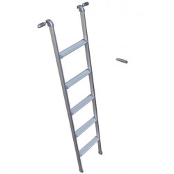 Scara fixa pentru pat alcov cu brida de fixare inclusa, inaltime 165 cm, latime 28 cm