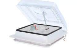 Trapa 28 x 28 Berger cu ventilator inclus si plasa de tantari, capac transparent