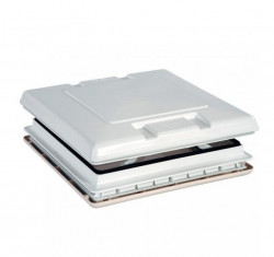 Trapa 50 x 50 cm "Fiamma Vent" cu deschidere pe toate laturile si capac alb opac