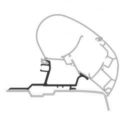 Adaptor pentru copertina Dometic Perfect Roof 2000 / 2500 pentru Renault Master 3