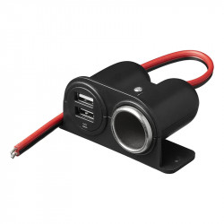 Priza dubla 2 USB si bricheta 12V