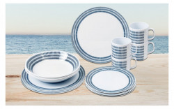 Set veselă "Bluebay" din melamină (16 piese)