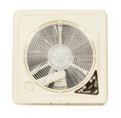Trapă 40 x 40 cm Fiamma "Turbo Vent Premium" cu ventilator incorporat si touchscreen, alb opac