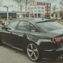 Aileron do Vidro Audi A6 C7 Sedan 11-18 Carbono