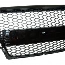 Grelha Audi A4 B8 RS4 2008-2011 preta brilhante