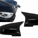 Capas de Espelhos BMW Série 1/2/3/4 F20 F21 F22 F23 F30 F31 F32 F33 F36 Preto brilhante