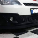 Lip frontal Opel Astra H adaptado em Ford Fiesta 2002-2008