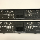 Placa de matricula Mercedes
