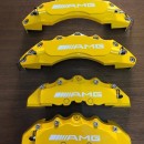 Capas de Travão Mercedes AMG amarelas