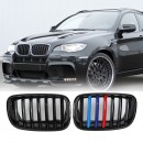 Grelhas com listas BMW E71 X1 E70 X5 ///M em plastico
