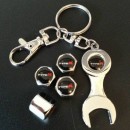 Tampas de válvulas + porta-chaves Honda Type-R