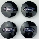Centros de Jantes Ford 65mm pretos
