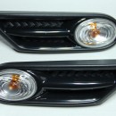 Piscas laterias cromados com grelhas Mini Cooper R56 R57
