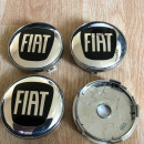 Centros de Jantes Fiat 60/57mm prata/pretos