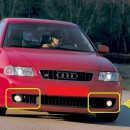Grelhas de Farois de Nevoeiro Audi A3 8L S3