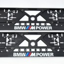 Placa de matricula BMW M Power