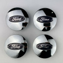 Centros de Jantes Ford 65mm prateados
