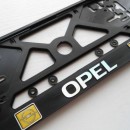 Placa de matricula + parafusos Opel