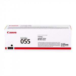 Canon CRG-055BK, Cartus toner original, Negru, 2300 pagini