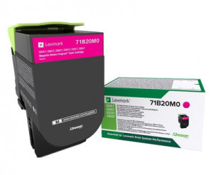 Lexmark CS317M / 71B20M0, Cartus toner original, Magenta, 2300 pagini
