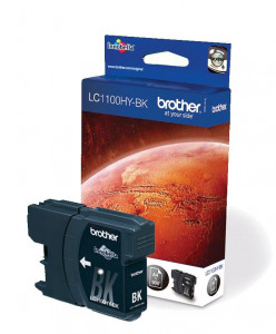 Brother LC1100HBK, Cartus original, Negru, 900 pagini
