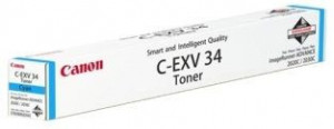 Canon C-EXV34C, Cartus toner original, Cyan, 19000 pagini