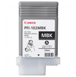 Canon PFI-102MBK, Cartus original, Negru Mat, 2200 pagini