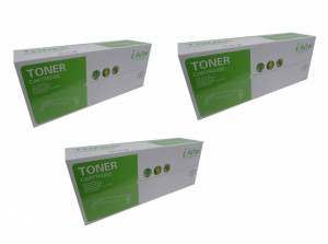Set 3 bucati Samsung MLT-D111L, Cartus toner compatibil, Negru, 1800 pagini - i-Aicon