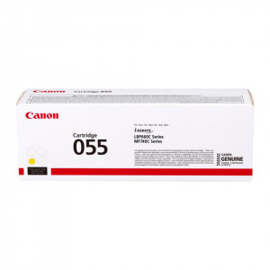 Canon CRG-055Y, Cartus toner original, Yellow, 2100 pagini