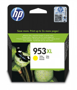 HP 953XL Y / F6U18AE, Cartus original, Yellow, 1600 pagini