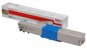 Oki C332C / 46508715, Cartus toner original, Cyan, 1500 pagini