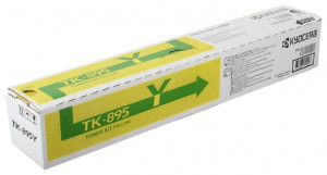 Kyocera TK-895Y, Cartus toner original, Yellow, 6000 pagini