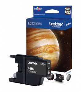 Brother LC1240BK, Cartus original, Negru, 600 pagini