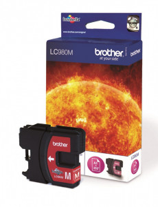 Brother LC980M, Cartus original, Magenta, 260 pagini