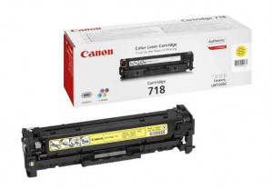 Canon CRG-718Y, Cartus toner original, Yellow, 2900 pagini