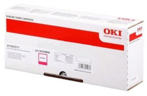 Oki C710M / 44318606, Cartus toner original, Magenta, 11500 pagini