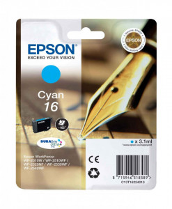 Epson T1622 / C13T16224010, Cartus original, Cyan, 165 pagini