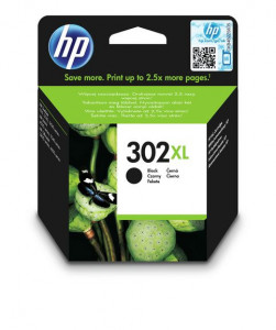 HP 302XL / F6U68AE, Cartus original, Negru, 480 pagini