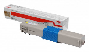 Oki C301Y / 44973533, Cartus toner original, Yellow, 1500 pagini