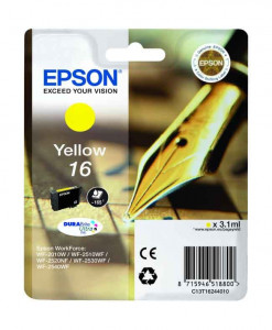 Epson T1624 / C13T16244010, Cartus original, Yellow, 165 pagini