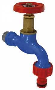 Robinet scurgere din fonta 1/2" cu racord rapid pt. furtun