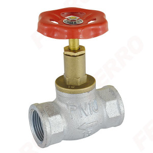 Robinet trecere din fonta cu ventil 1/2" FI-FI